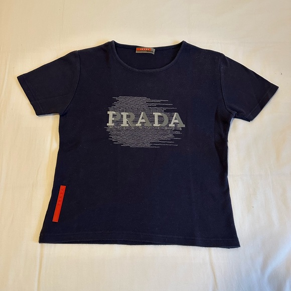 Prada Tops - Vintage Logo Tee